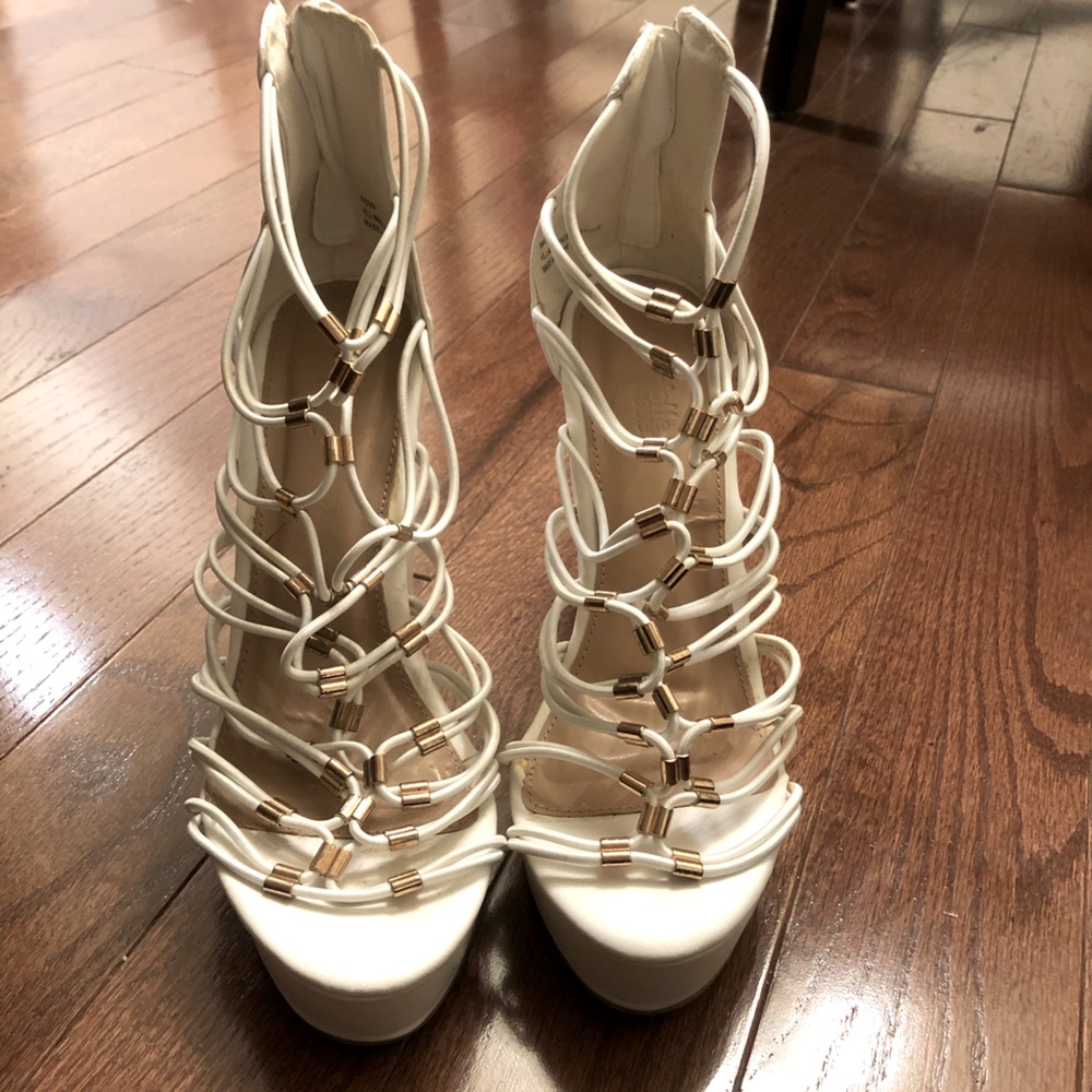 White Platform Sandals